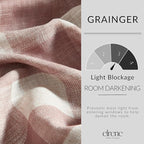 Elrene Home Fashions Farmhouse Living Grainger Buffalo-Check Blackout Window - Image 4