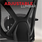 Staples Dexley Ergonomic Mesh Task Chair, Lumbar Support, Swivel, Black