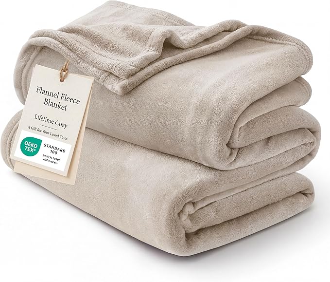 Bedsure GentleSoft Fleece King Size Blankets by BEDSURE