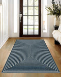 Latte&Fog 3x5 Entryway Rug Indoor, Modern Abstract Washable Area Rug, Boho Non by LatteFog