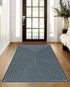 Latte&Fog 3x5 Entryway Rug Indoor, Modern Abstract Washable Area Rug, Boho Non by LatteFog