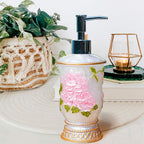 Vintage Bathroom Accessories, 5Piece Bathroom Accessories Set, Bathroom Set Features, Soap Dispenser, Toothbrush Holder, Tumbler & Soap Dish - Bath Gift Set