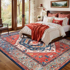 SERISSA Washable Rug 5x7 Boho Area Rugs, Washable Large Rugs - Image 3