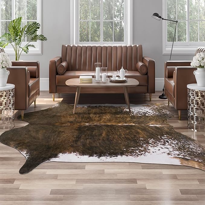 AROGAN Faux Cow Print Rug Large - Image 7