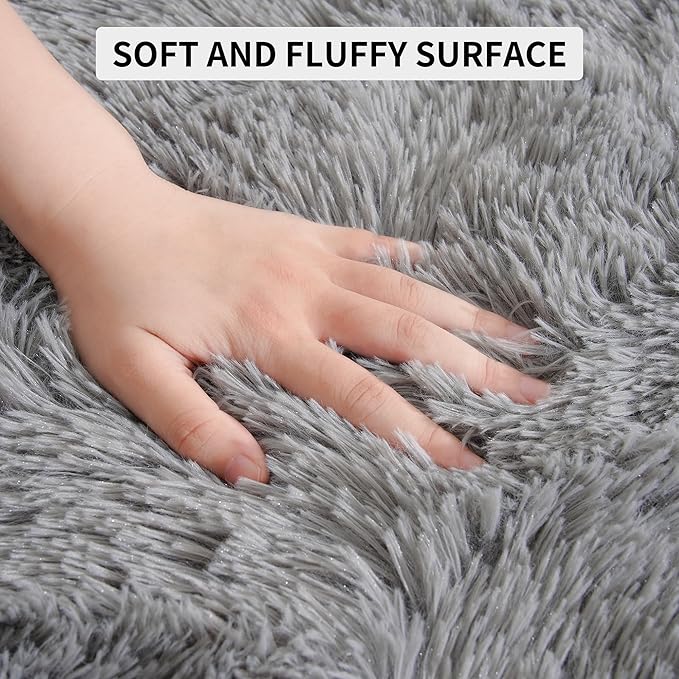 Tepook Area Rugs 9x12 for Living Room, Super Soft Fluffy Rugs for Bedroom - Image 6