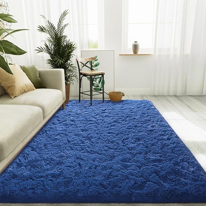 LOCHAS Ultra Soft Indoor Modern Area Rugs Fluffy Living Room Carpets - Image 2