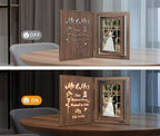 EYITUPC Rotating Light Up Mr Mrs 2026 Wood Frame Bridal Shower Wedding Gift