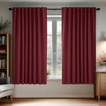 Deconovo Blackout Curtains, Thermal Insulated, W70 x L63 2 Panels, Back Tab by Deconovo