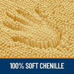 OLANLY Bathroom Rugs 36x24, Extra Soft Absorbent Chenille Bath Rugs