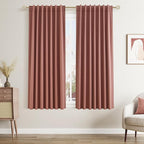 Guken 100% Blackout Curtains 63 Inch Length 2 Panels Set by Guken