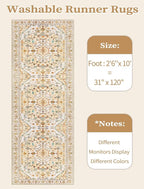 SERISSA Boho Washable Runner Rug - Image 6