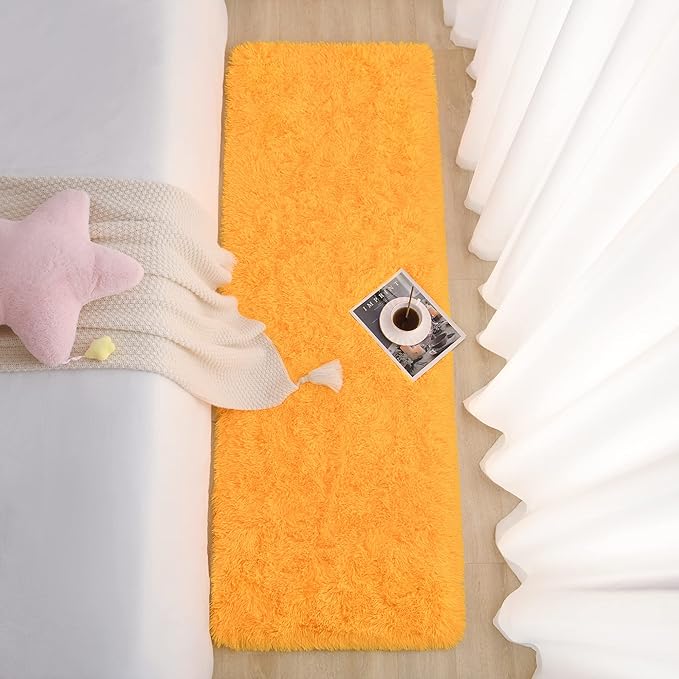 Chicrug Soft Runner Rug for Bedroom Living Room Plush Fluffy Rugs 2x6 Feet - Image 6