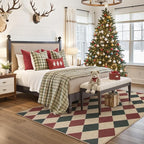 Lahome Christmas Rug, 5x7 Christmas Decor Rugs - Image 6