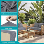 14Pcs Stretch Patio Cushion Covers, Outdoor Couch Covers Replacement, Outdoor - Image 3