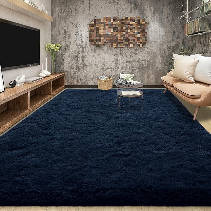 Tepook Soft Fluffy Rugs for Bedroom, 4x6 Area Rug for Living Room, Modern - Image 3