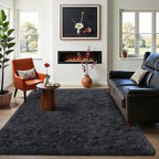 OLANLY Area Rugs for Living Room Bedroom, Machine Washable 4x5.9 ft Soft Fluffy - Image 6