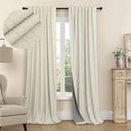 Pitalk Short Small Window Room Darkening Curtains 68 Inches Long by Pitalk
