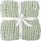 Bigacogo Chunky Knit Throw Blanket - Image 7