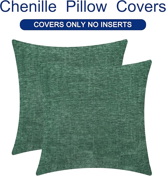 CaliTime Christmas Throw Pillow Covers Decorative 24 X 24 Inches Pack of 2 Cozy - Image 6