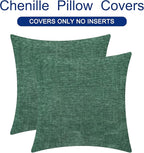 CaliTime Christmas Throw Pillow Covers Decorative 24 X 24 Inches Pack of 2 Cozy - Image 6