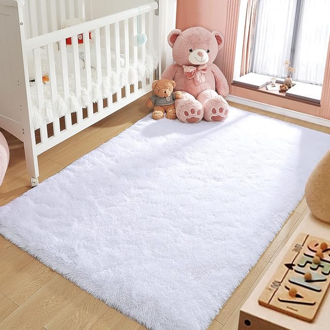 LOCHAS Ultra Soft Indoor Modern Area Rugs Fluffy Living Room Carpets - Image 6