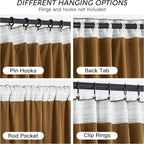 RYB HOME Velvet Blackout Curtains - Image 3