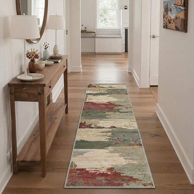Area Rugs 5x7 for Living Room Bedroom, Modern Abstract Machine Washable Rug - Image 6