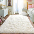 Pionblank Fluffy Area Rug for Bedroom 4x6 Feet, Indoor Plush Carpet, Shag Soft by PIONBLANK