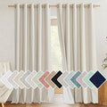 NICETOWN Farmhouse Style Keep Warm Large Window Draperies 108 inches Length by NICETOWN