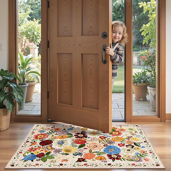 2x5 Entryway Runner Rugs, Non Slip Washable Rugs - Image 5