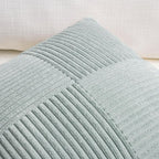 Fancy Homi Set of 2 Grey Blue Boho Long Lumbar Body Decorative Throw Pillow - Image 4