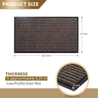 Yimobra Front Door Mat Outdoor Indoor Entrance, 100% Waterproof All-Season All - Image 2