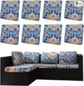 Outdoor Cushion Covers Set, Replacement by SUKAIKEQA