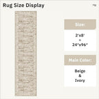 Soalmost Runner Rug 2'x8' Washable Non-Slip Runner Rugs - Image 5