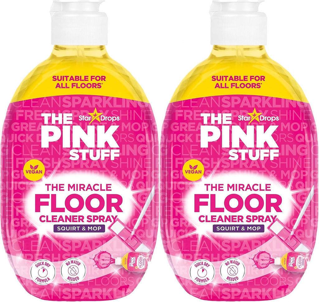 Stardrops The Pink Stuff The Miracle Floor Cleaner Spray 25 Fl Oz 2 Pack