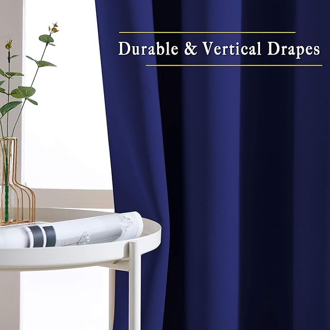 NICETOWN Bedroom Blackout 110 inch Curtains - Image 5