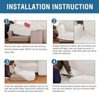 H.VERSAILTEX 3 Piece Stretch Sofa Covers - Image 6