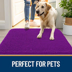 OLANLY Dog Door Mat for Muddy Paws 47x17, Absorbs Moisture and Dirt, Absorbent - Image 6