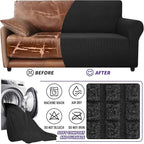 ZNSAYOTX Super Stretch Couch Cover Love Seat Sofa Covers - Image 7