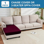 Couch Cover Velvet Chaise Cushion Cover - Image 3
