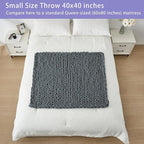 Bigacogo Chunky Knit Throw Blanket - Image 5