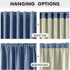 MIULEE 100% Blackout Linen Curtains - Image 5