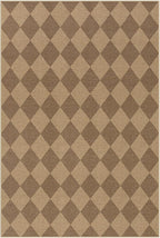 Lahome Colette Checkered Easy Jute 6x9 Rug, Large Rugs - Image 7