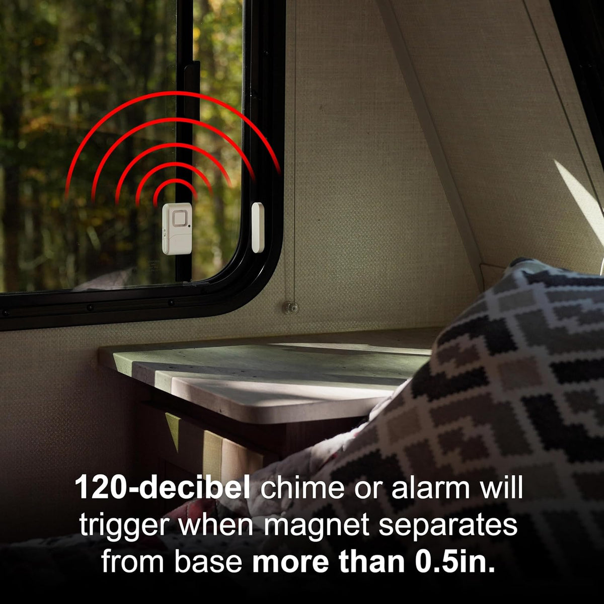 UltraPro Personal Security Window and Door Alarm, 4 Pack, Wireless Chime