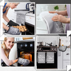 Sratte 6 Pcs Kitchen Decor Accessories Set, Kitchen, Gray