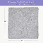 Bigacogo Chunky Knit Throw Blanket - Image 2