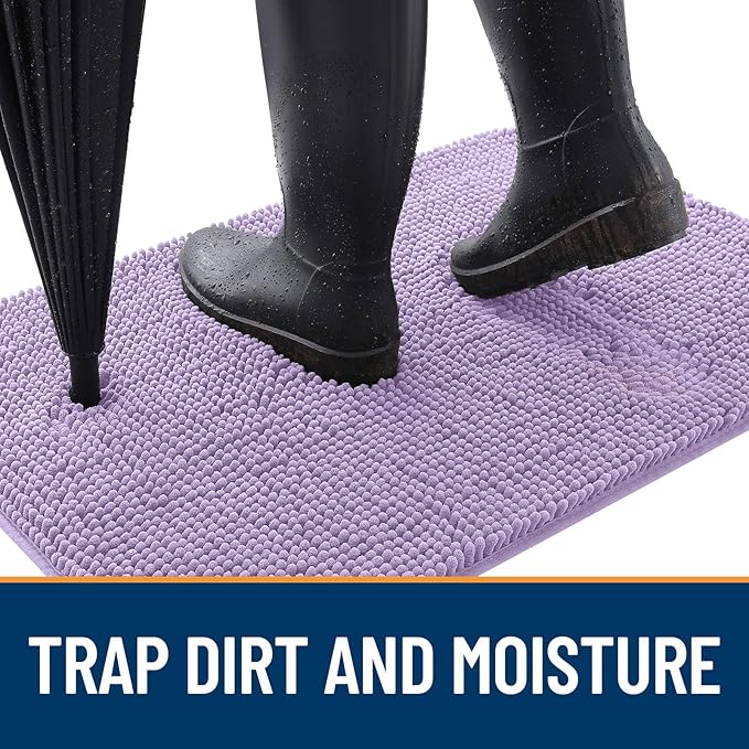 OLANLY Dog Door Mat for Muddy Paws 59x35, Absorbs Moisture and Dirt, Absorbent - Image 2