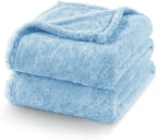 Exclusivo Mezcla Plush Fuzzy Fleece Bed Blanket Queen Size, Super Soft - Image 7