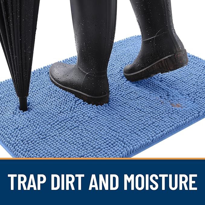 OLANLY Dog Door Mat for Muddy Paws 70x32, Absorbs Moisture and Dirt, Absorbent - Image 2