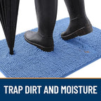 OLANLY Dog Door Mat for Muddy Paws 44x32, Absorbs Moisture and Dirt, Absorbent - Image 2